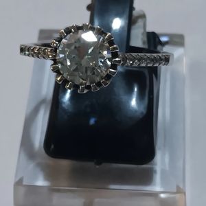 Engagement Ring Sterling Silver Stamp 925  Zirconia